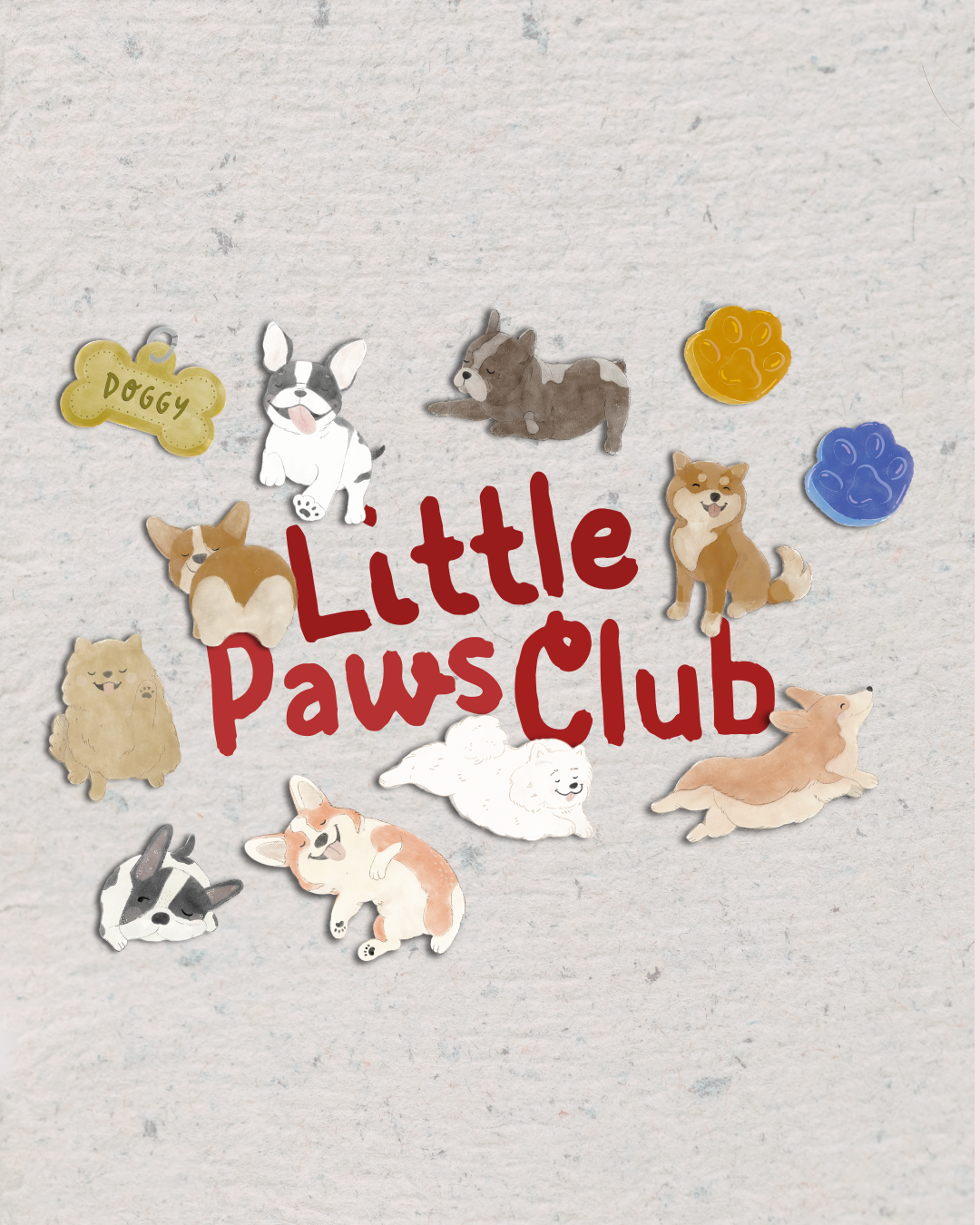 Little Paws Club Reusable Sticker Pack