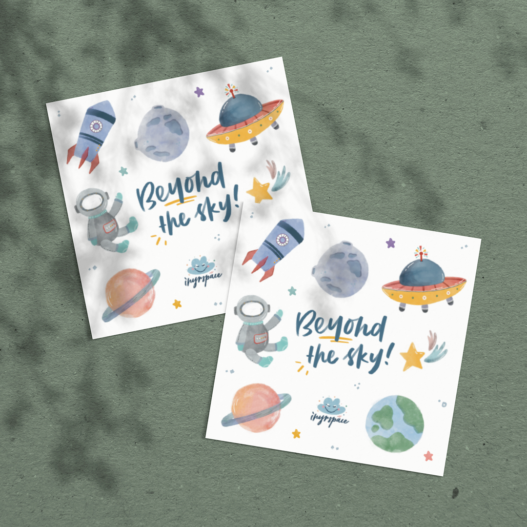 Beyond the Sky Temporary Tattoo