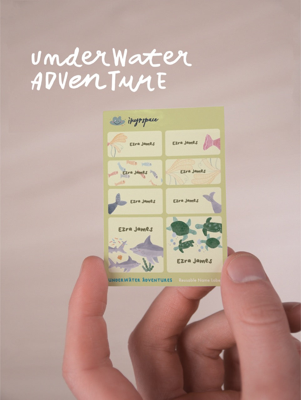 Mini Name Labels (min. 15 pcs)