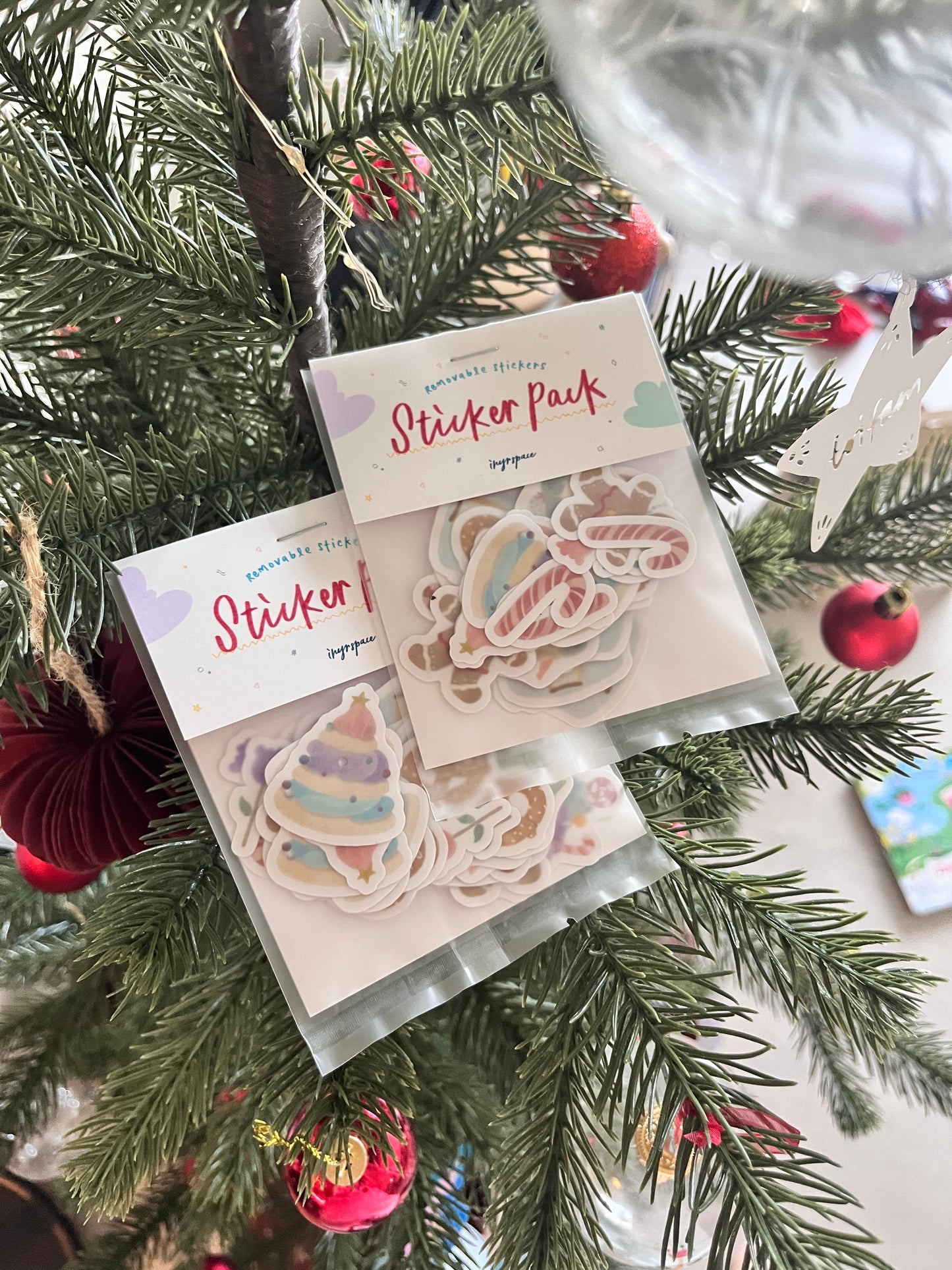 Candy Cottage Reusable Sticker Pack