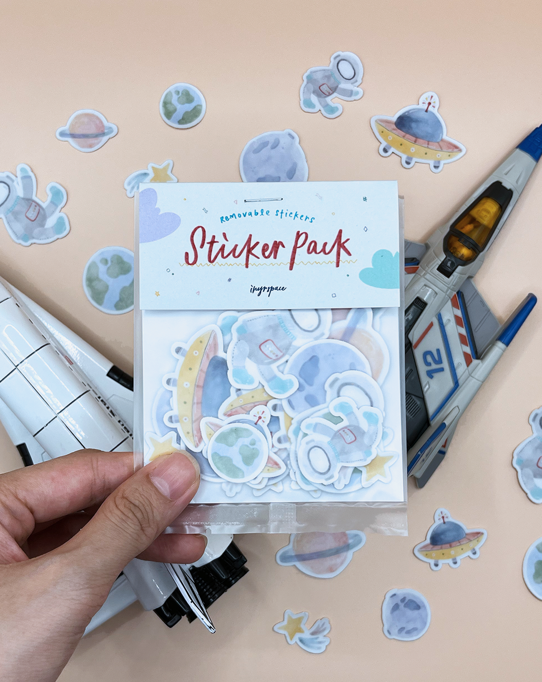Beyond the Sky Reusable Sticker Pack