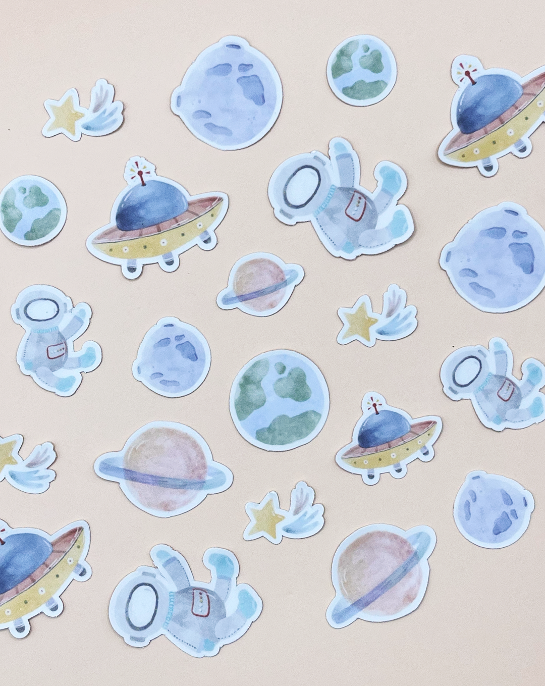 Beyond the Sky Reusable Sticker Pack