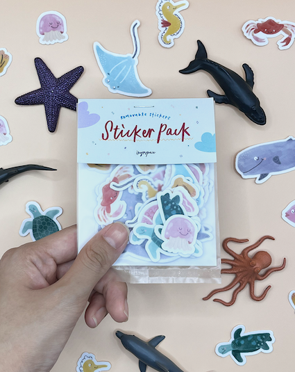 Underwater Adventure Reusable Sticker Pack