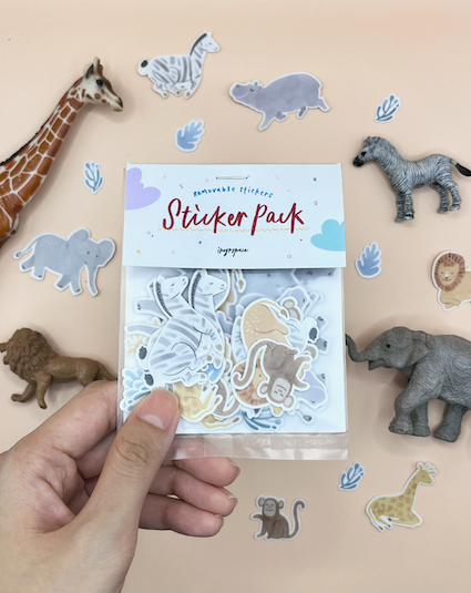 Wildlife Wonder Reusable Sticker Pack