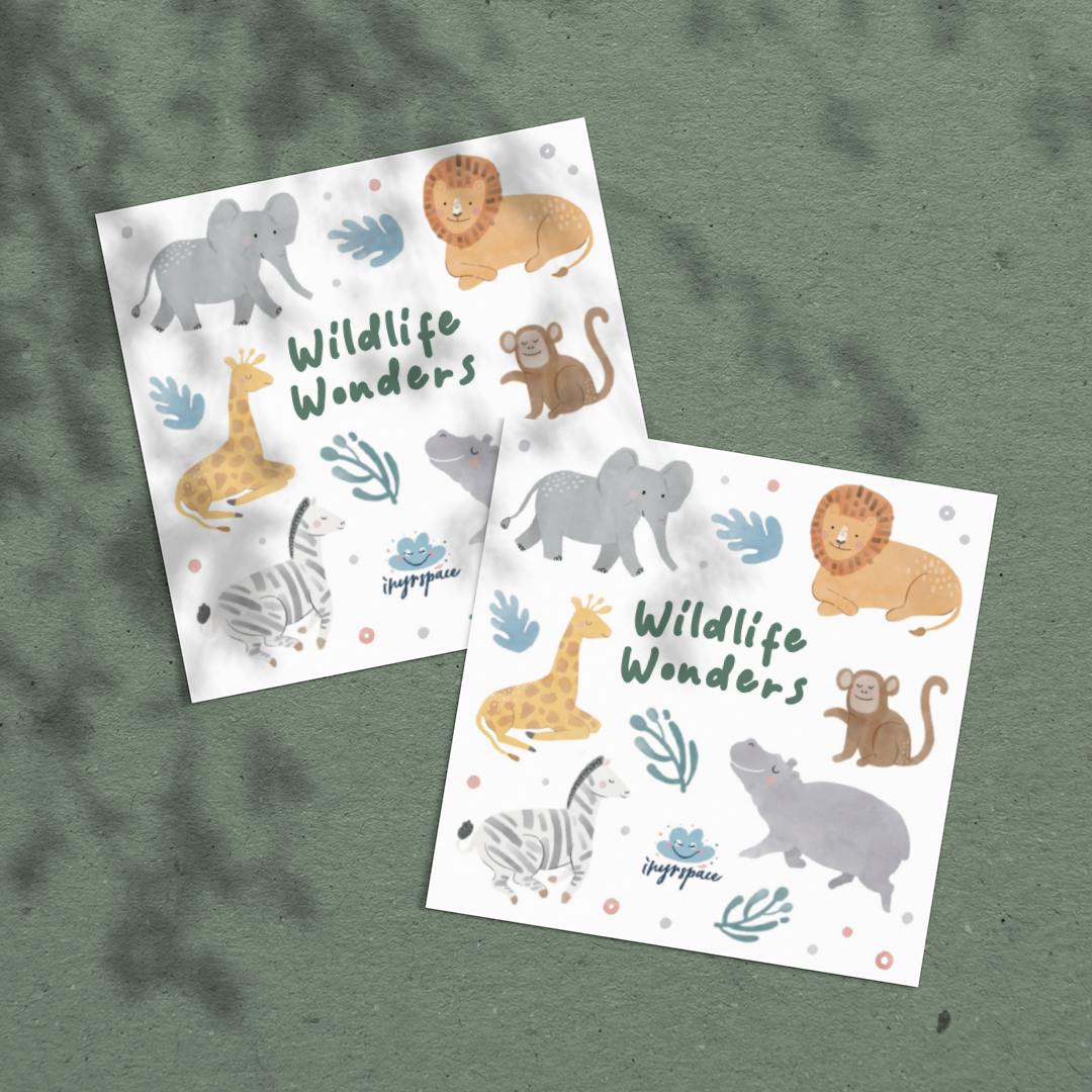 Wildlife Wonders Temporary Tattoo