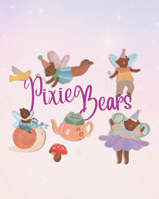 Pixie Bears Reusable Sticker Pack