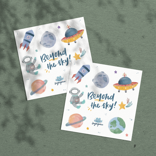 Beyond the Sky Temporary Tattoo