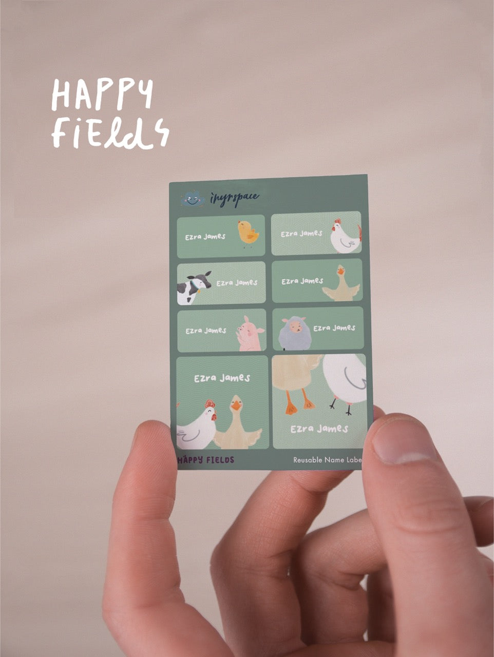Mini Name Labels (min. 15 pcs)