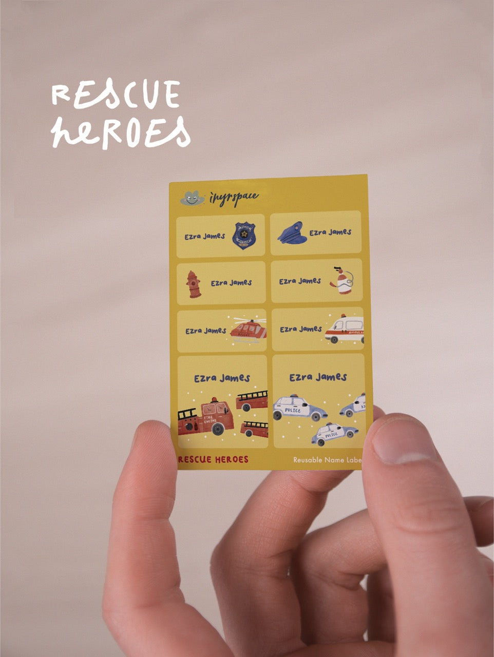 Mini Name Labels (min. 15 pcs)