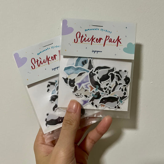 Penguin Frost Reusable Sticker Pack