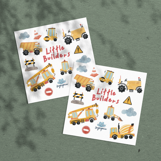 Little Builders Temporary Tattoo