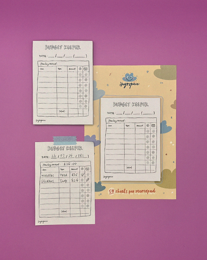 Budget Tracker Memopad