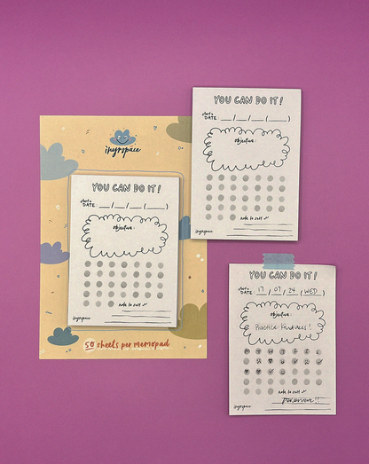 Goal Tracker Memo Pad