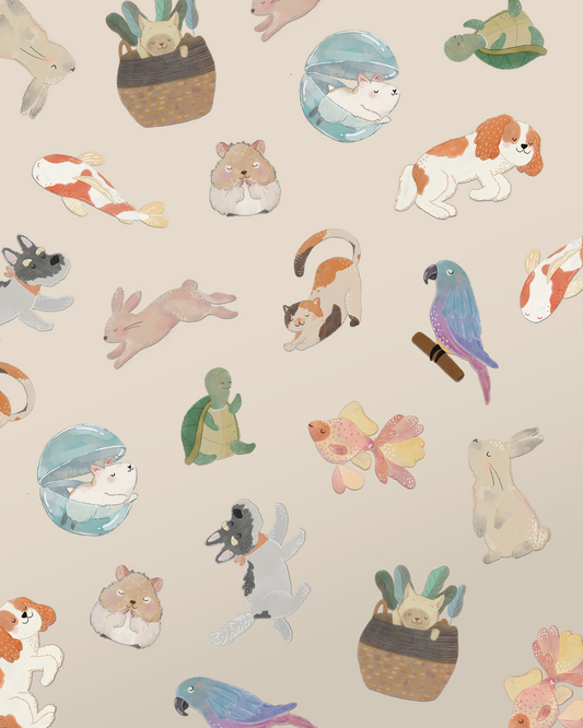 Pet Pals Reusable Sticker Pack