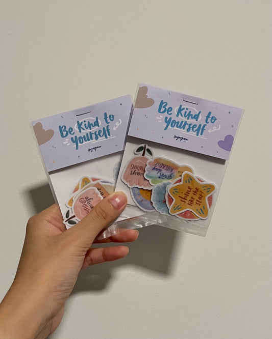 Be Kind to Yourself Reusable Sticker Pack