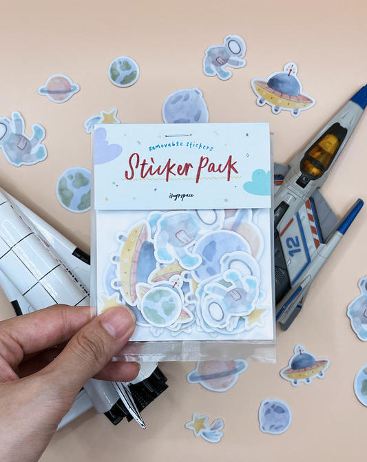 Beyond the Sky Reusable Sticker Pack
