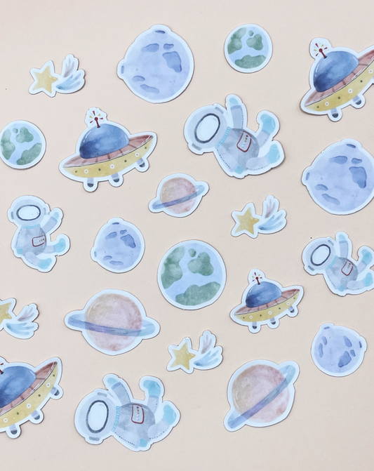 Beyond the Sky Reusable Sticker Pack