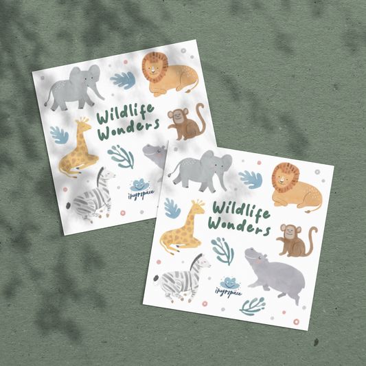Wildlife Wonders Temporary Tattoo